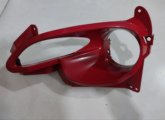 تصویر از قاب مه شکن جلو کوئیک قرمز سام صنعت چپ