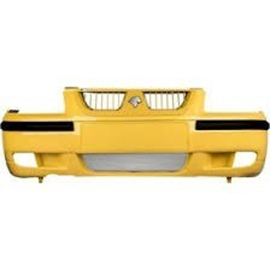 تصویر از سپر جلو سمند LX زرد تاکسی مهرساز